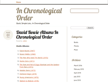 Tablet Screenshot of inchronologicalorder.com